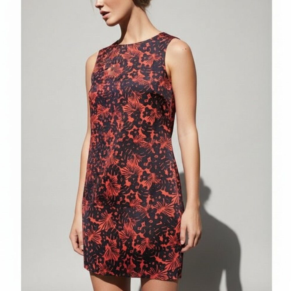 Caslon Floral Sleeveless Shift Dress